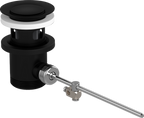 Hansgrohe Vidage lavabo à tirette – Chrome / Polished Black Chrome – Réf. 94139000 / 94139330