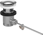 Hansgrohe Vidage lavabo à tirette – Chrome / Polished Black Chrome – Réf. 94139000 / 94139330