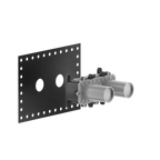GESSI 316 Cesello Mitigeur Lavabo Mural Noir XL PVD avec Partie Encastrée 54198 – Made in Italy