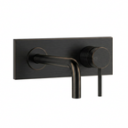 Gessi Via Tortona 44827#707 – Mitigeur mural lavabo encastré – Black Metal Brossé PVD
