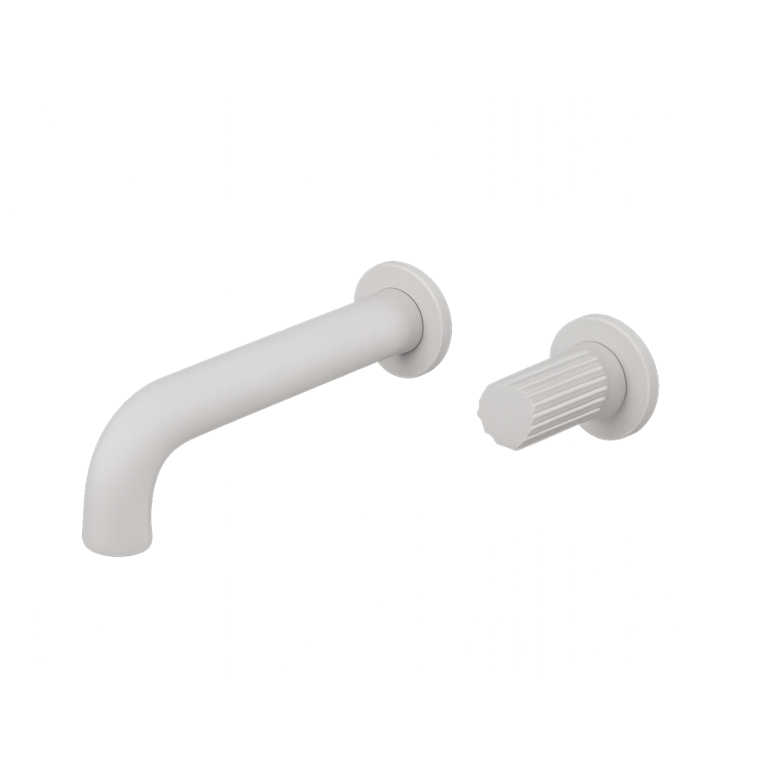 RVB Joe — Robinet lave-mains mural encastré – Réf. 4086.36.48 – BEC 200 mm – Blanc Mat