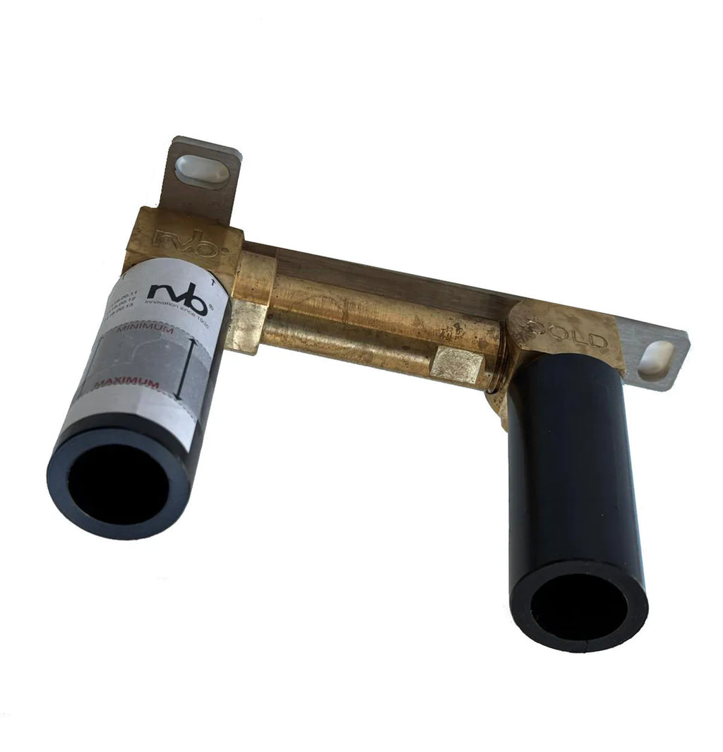 RVB Joe — Robinet lave-mains mural encastré – Réf. 4086.36.48 – BEC 200 mm – Blanc Mat