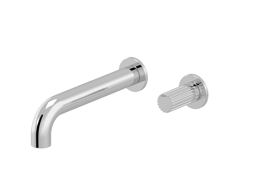 RVB Joe — Robinet lave-mains mural encastré – Réf. 4086.36.48 – BEC 200 mm – Blanc Mat