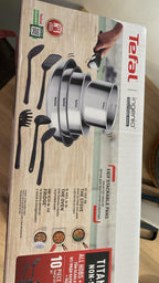 Tefal Ingenio Cook & Eat – Set de Cuisine 10 pièces – Tous feux dont induction – EAN 3168430361454