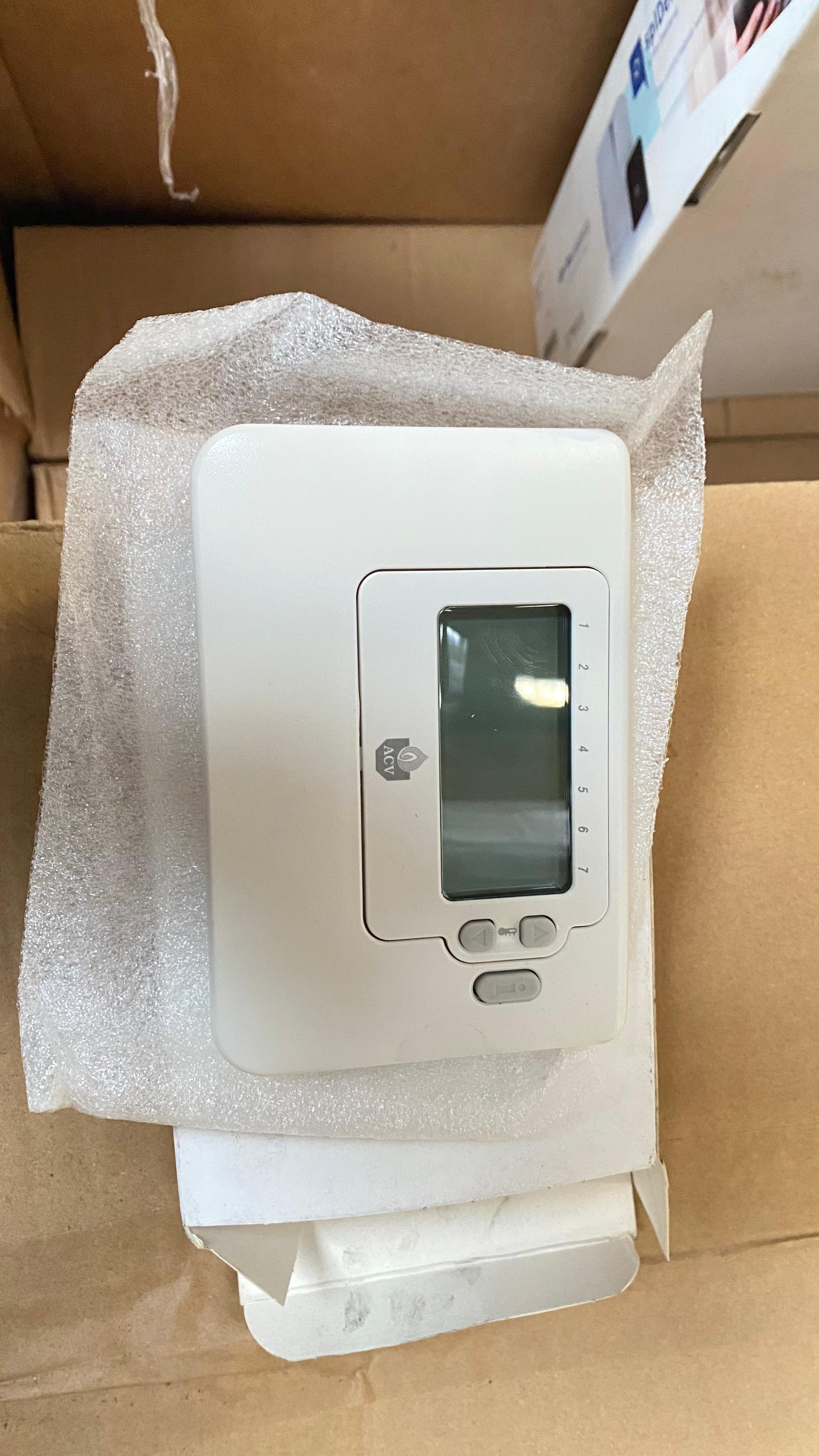 Lot de 15 unités  ACV RC-35 – Régulateur d’ambiance filaire  – Thermostat mural pour chaudières ACV