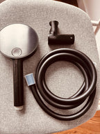 PROCASA T1.622R – Kit douchette ronde avec sortie murale intégrée – Noir mat